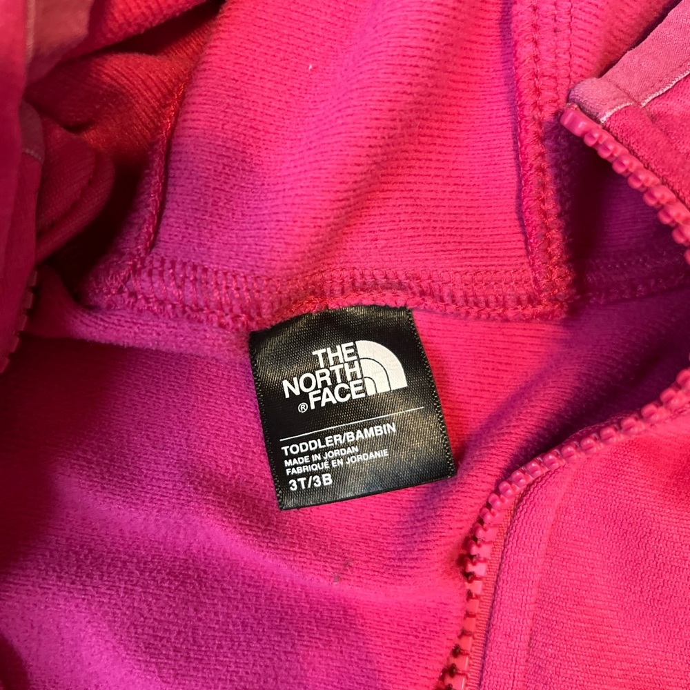 Girls North Face zip-up